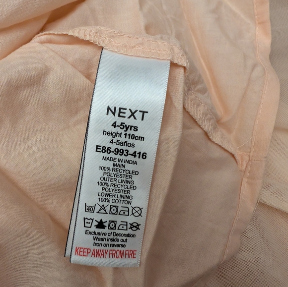 NWOT! Next Brand Girl's Tulle Floral Dress - Picture 13 of 15